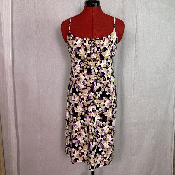 Ann Taylor LOFT Floral Tank Dress Petite Small PS Women's Sleeveless E426 - Picture 1 of 13